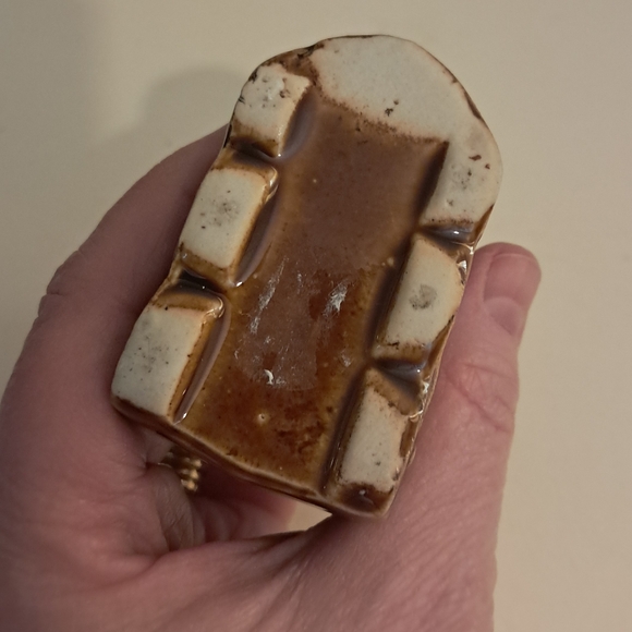 Vintage 1950s Mid-Century Modern Boho Chic Ceramic Train Toothpick Holder - Picture 2 of 7